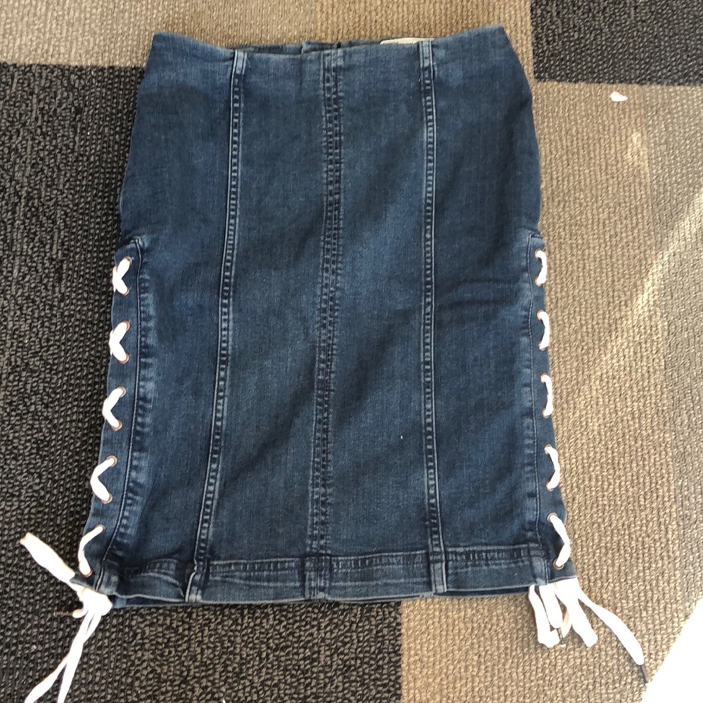 Free People Denim Skirt